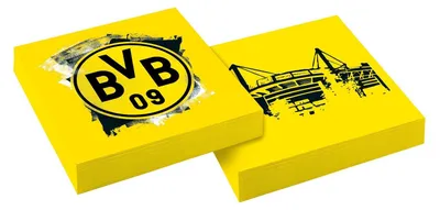 Produktbild von 20 BVB Dortmund Servietten 33cm