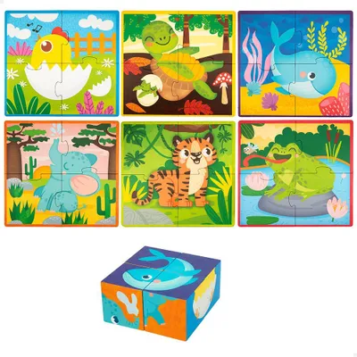 Image de Montessori - Cubes et puzzles