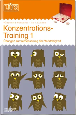 Produktbild von LÜK. KKonzentrationstraining 1: Übungen zur Verbesserung der Merkfähigkeit