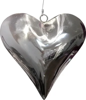 Produktbild von Edelstahl HERZ, Herzhänger, Edelstahlherz 24cm