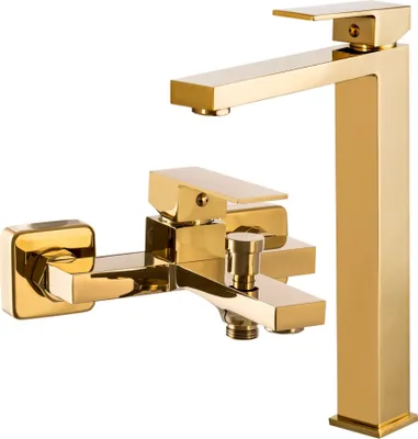 Produktbild von Ister Gold Bade- und Waschtischarmaturenset