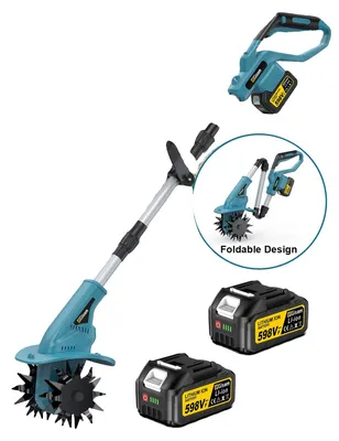 Produktbild von Gartenfräse, effiziente Kultivierung, kompatibel mit 18V-Batterien, Keine Batterie Keine Steckdose