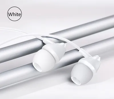 Produktbild von USAMS Kabelgebundene In-Ear-Kopfhörer 1,2 m - Weiß
