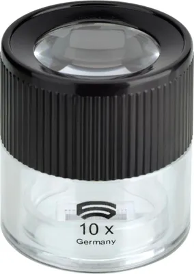 Produktbild von Schweizer Standlupen Basic-Line 10xD30 mit Skala