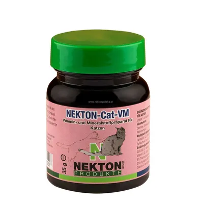 Produktbild von NEKTON Cat VM – Mineral- und Vitaminkomplex für Katzen, tägliche Anwendung, 35gNEKTON Cat VM – Mineral- und Vitaminpräparat für Katzen, 35g, tägliche Anwendung