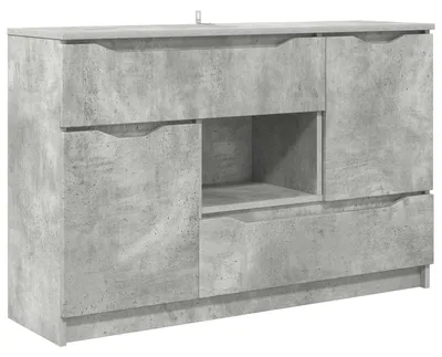 Produktbild von Sideboard Beton Grau 100 x 30 x 65,6 Holzwerkstoff