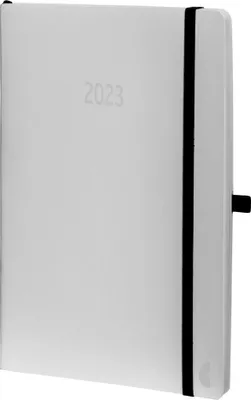 Produktbild von Chronobook Wochenplan, A5, 2023, 1 Woche / 2 Seiten, weiß, (135x210mm), 128 Blatt, Softcover, Gummiverschlußband