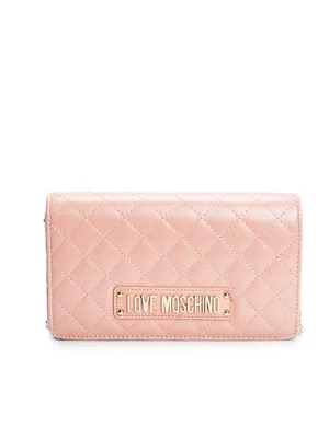Obrázok produktu pre Love Moschino "Quilted" Handbag - JC4118PP17LA | Quilted Nappa Rosa - Pink- Size: One Size(EU)