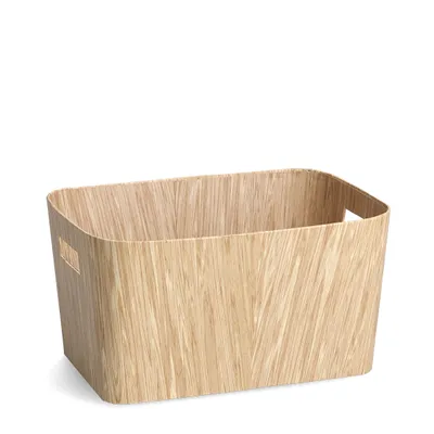 Produktbild von Zeller Aufbewahrungsbox "Holz", Pappe, Holzoptik, ca. 34,2 x 24,5 x 18 cm
