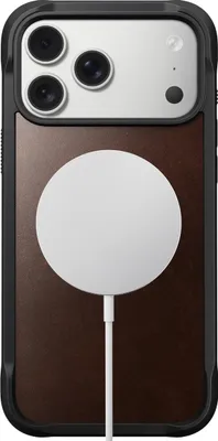 Produktbild von Nomad Rugged Leather Case iPhone 17 Pro Max Rustic Brown Horween