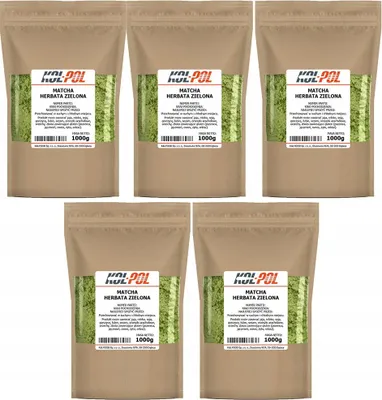 Zdjęcie produktu dla MATCHA ZIELONA HERBATA 5kg Codzienna sproszkowana naturalna jakość Kol-Pol