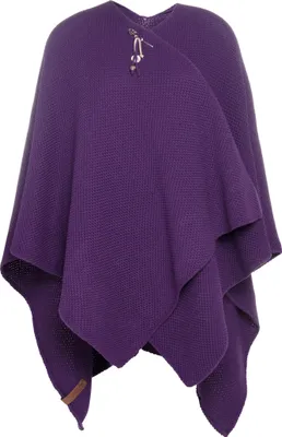 Produktbild von Knit Factory Jazz Poncho Cape - Purple - One Size