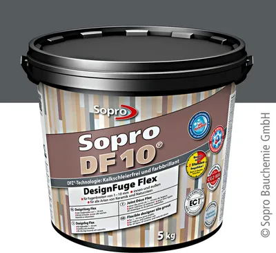 Obrázok produktu pre Sopro DesignFuge Flex DF 10 Anthrazit 66 5kg Eimer