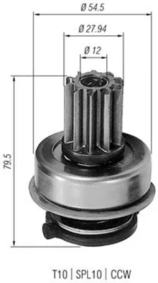 Zdjęcie produktu dla Bendix Rozrusznika Vw 2,4D T4 (Z 10)
