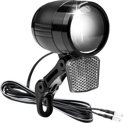 Obrázek produktu pro Přední cyklistické světlo LED, schváleno, 30-120 LUX