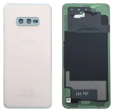 Produktbild von Samsung GH82-18452F Akkudeckel Deckel für Galaxy S10e G970F Klebepad Weiß Ersatz