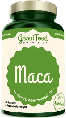 Produktbild von GreenFood Nutrition Maca 120 Kapseln