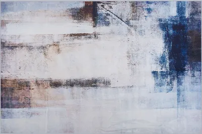 Produktbild von BELIANI Teppich Beige 140 x 200 cm Kurzflor Abstrakt Rechteckig Modern