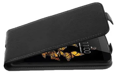 Image de Cadorabo Housse pour LG K8 2016 Housse en noir Flip Etui Housse de téléphone portable Case Cover similicuir