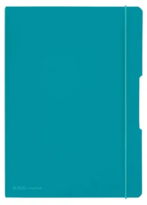 Image de Herlitz Notizheft my.book flex A4 PP 2x 40Bl. kar/lin türkis