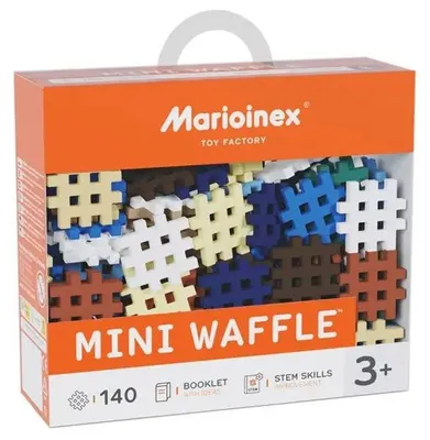 Produktbild von Marioinex Mini Waffle Bauklötze Set 3 140 Teile