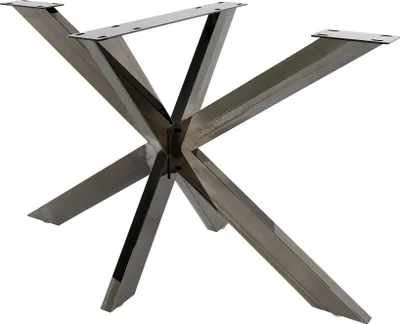 Obrázek produktu pro Stolové nohy 319831 Biloxi M - 120x68x71 cm, kov, industrial černá