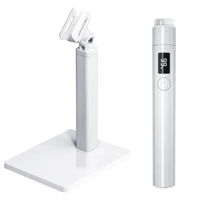 Produktbild von Mini-Manikürelampe, UV-LED-Lampe für Nagelkleber, Nagellack, Nagelstempel, Gelnägel, inkl. Nagellampensockel und Zubehör