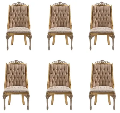 Obrázek produktu pro Sada 6 elegantních židlí s pohodlným sedákem a designovým provedením