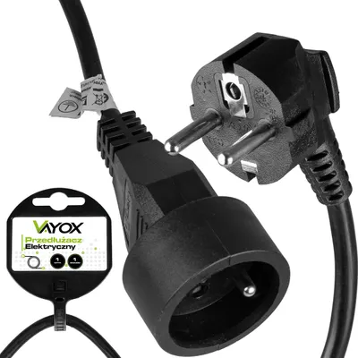 Obrázek produktu pro Vayox VA0310-1.5B Elektrický prodlužovací kabel 1,5 m černý