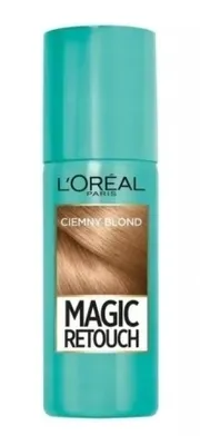 Zdjęcie produktu dla L'Oreal Paris Magic Retouch Spray do retuszu odrostów Ciemny Blond, 75ml