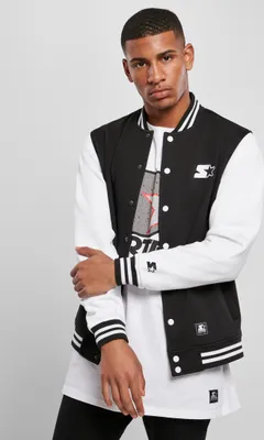 Immagine prodotto di Giacca in pile Bunda Starter College, nero/bianco - S