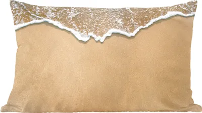 Produktbild von MuchoWow® Zierkissen Sofakissen Wohnzimmer Dekokissen 60x40 cm Strand - Sommer - Meer - Kopfkissen - Polster mit Foto