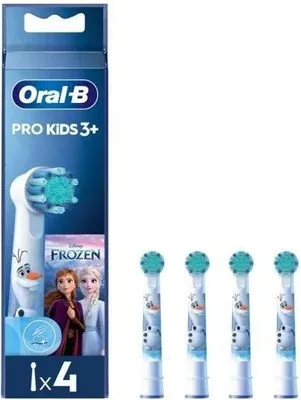Produktbild von Elektrische Zahnbürstenköpfe Kinder Oral-B Kids, Disney Die Eiskönigin, 4 Stück, Extra Weich, 3+ Jahre