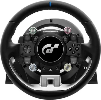 Zdjęcie produktu dla Kierownica wyścigowa Thrustmaster T-GT II, licencja PlayStation 5 i Gran Turismo, 3 pedały, kompatybilna z PS4, PC