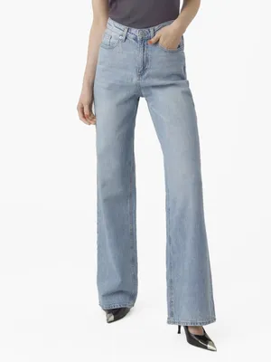 Image de Vero Moda Tessa High Rise Wide Jeans Femme
