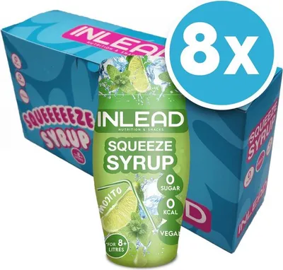 Produktbild von Inlead Squeeze Syrup (8x65ml) Mojito - Funktionelle Lebensmittel - Geschmacksstoffe/Süßstoffe