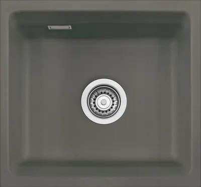Produktbild von Unterbauspüle KeraDomo KARA 42 U/g in LAVA mit Handbetätigung / ab Schrankbreite 50 cm / Einbauspüle