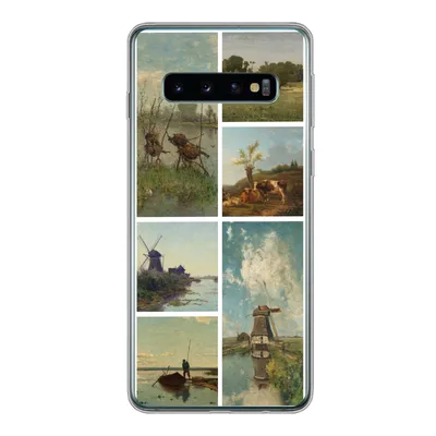 Produktbild von MuchoWow® Handyhülle Schutzhülle Hülle für Samsung Galaxy S10 Kunst - Collage - Niederlande Silikon Softcase Handy Hülle - Handytasche