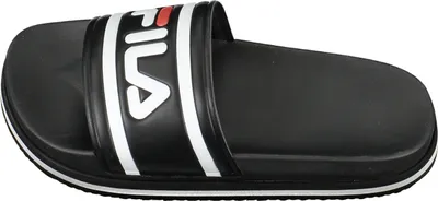 Produktbild von Damen Pantoffel Schwarz mit Keilabsatz und Kontrasten – Ciabatta Style