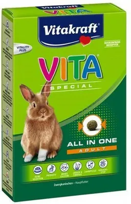 Produktbild von Vitakraft 25314, Granulat, 600 g, Kaninchen, Europa, 148 mm, 67 mm