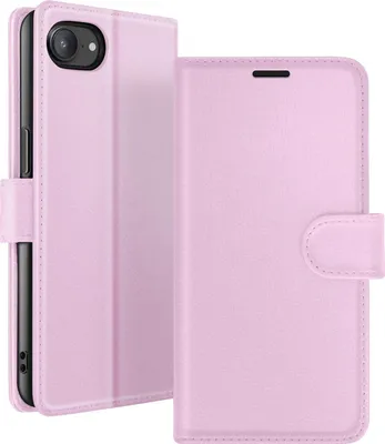 Produktbild von Zanaé, Klappetui iPhone 16e mit Kartenhalter & Magnetverschluss, Rosa