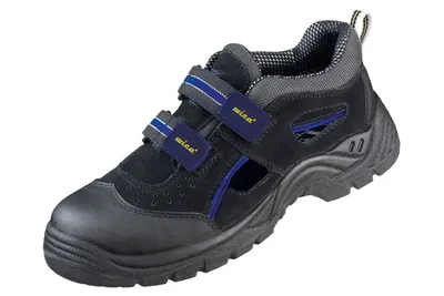 Obrázok produktu pre Wica S1 *TEMPLIN* SANDALS Pracovná obuv v plusových veľkostiach Black 31705 large unisex shoes