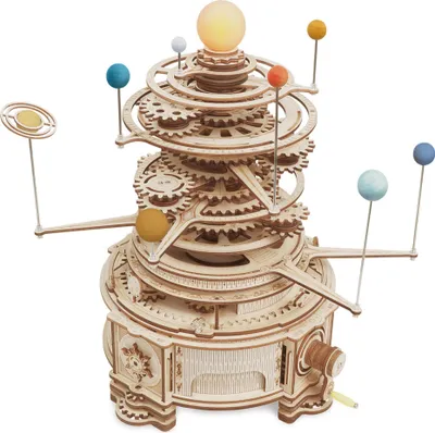 Produktbild von ROBOTIME Rokr 3D-Holzpuzzle Sonnensystem - Orrery 316 Teile