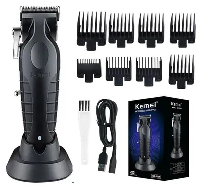 Produktbild von Haar- & Bartschneider - KM-2299 - Kabellos - USB-C-Aufladung - Laufzeit 90+ min - Aufsätze 3–4 - Grau