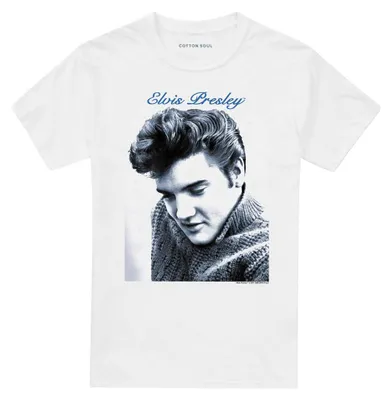 Produktbild von Elvis Presley - T-Shirt für Herren/Damen Uni TV33397 (L) (Weiß)