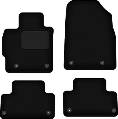 Produktbild von Schwarze Velours-Fußmatten für: Mazda CX-7 SUV (2006-2009)