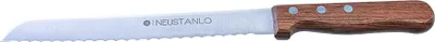 Produktbild von Neustanlo Brotmesser Bubinga Holzgriff - 2,0 mm Rückenstärke mit Welle Solingen