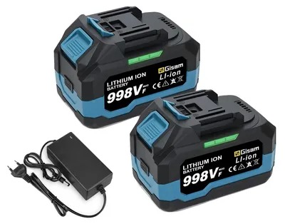Zdjęcie produktu dla Akumulator, pojemność 4.0AH/6.0AH, napięcie 18V, 2x988VF-1xładowarka