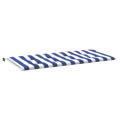 Produktbild von Gartenbank-Auflage Blau&Weiß Gestreift 120x50x4 Oxford-Gewebe