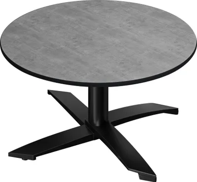 Produktbild von CPTG | Bistro Loungetisch | Ø:H 60 x 39 cm | Beton / Aluminium Schwarz | Zusatzgewicht | Bistro Loungetisch Gastro Tisch